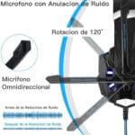 ⁦Kotion Each g9000 Gaming Headset - Blue⁩ - الصورة ⁦4⁩