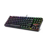 Redragon K552 Mechanical Gaming Keyboard RGB LED Backlit Wired with Anti-Dust Proof Switches for Windows PC (Black, 87 Key Blue Switches)