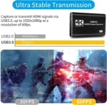 ⁦4K Video-Audio Capture Card⁩ - الصورة ⁦2⁩