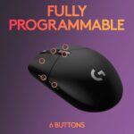 ⁦Logetich G304 Wireless Mouse - Black⁩ - الصورة ⁦4⁩
