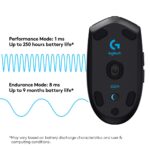 ⁦Logetich G304 Wireless Mouse - Black⁩ - الصورة ⁦6⁩