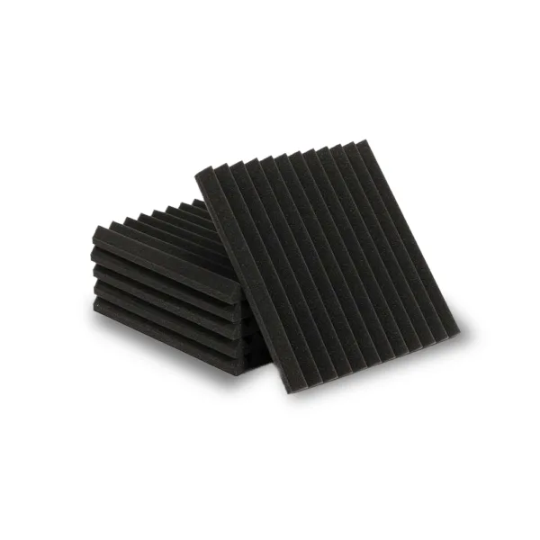 Pyramid Shape Acoustic Foam - Self-Adhesive 25x25x5cm