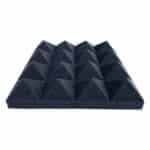 ⁦Pyramid Shape Acoustic Foam 25x25x5 cm⁩ - الصورة ⁦2⁩