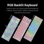 ⁦Redragon K552 Mechanical Gaming Keyboard - White⁩ - الصورة ⁦3⁩