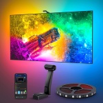 Govee Envisual TV LED Backlight T2 with Dual Cameras, 11.8ft RGBIC Wi-Fi LED Strip Lights for 55-65 inch TVs, Double Strip Light Beads, Adapts to Ultra-Thin...
