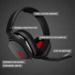 ⁦Astro A10 Gaming Headset - Red⁩ - الصورة ⁦4⁩