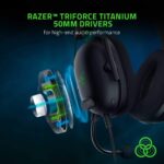 ⁦Razer BlackShark V2 X Gaming Headset - Black⁩ - الصورة ⁦2⁩