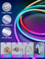 ⁦Govee RGBIC - LED Neon Rope Light⁩ - الصورة ⁦7⁩