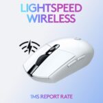 ⁦Logetich G304 Wireless Mouse - White⁩ - الصورة ⁦3⁩
