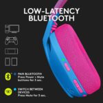 ⁦Logitech G435 Lightspeed Gaming Headset- Blue & Pink⁩ - الصورة ⁦3⁩