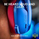 ⁦Logitech G435 Lightspeed Gaming Headset- Blue & Pink⁩ - الصورة ⁦5⁩