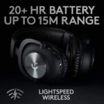 ⁦Logitech Gaming Headset G PRO X Wireless Lightspeed - Black⁩ - الصورة ⁦3⁩
