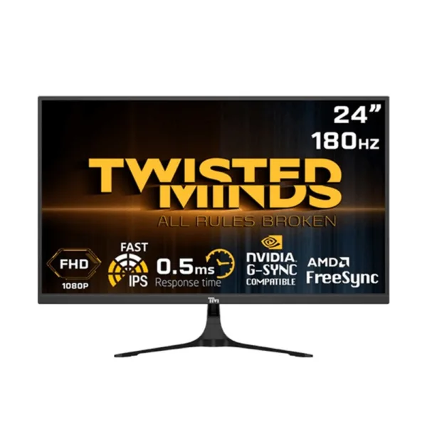 Twisted Minds 23.8inch ,Flat, FAST IPS,0.5 MS, HDMI2.0 Gaming Monitor - TM24FHD180IPS