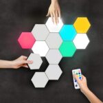 ⁦Hexagon Wall Lights - RGB⁩ - الصورة ⁦5⁩