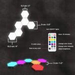 ⁦Hexagon Wall Lights - RGB⁩ - الصورة ⁦4⁩
