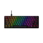 HyperX Alloy Origins 60 - Mechanical Gaming Keyboard, Ultra Compact 60% Form Factor, Double Shot PBT Keycaps, RGB LED Backlit, NGENUITY Software Compatible - Linear HyperX Red Switch,Black