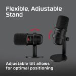 ⁦HyperX SoloCast Microphone - Black⁩ - الصورة ⁦2⁩