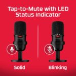⁦HyperX SoloCast Microphone - Black⁩ - الصورة ⁦3⁩
