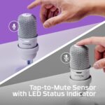 ⁦HyperX SoloCast Microphone - White⁩ - الصورة ⁦5⁩