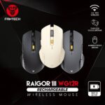 ⁦Fantech Raigor III WG12Rs Wireless Gaming Mouse - Black⁩ - الصورة ⁦2⁩