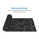 ⁦Black Topographic MousePad XL⁩ - الصورة ⁦3⁩