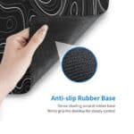 ⁦Black Topographic MousePad XL⁩ - الصورة ⁦5⁩