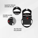 ⁦Fantech Raigor III WG12Rs Wireless Gaming Mouse - Black⁩ - الصورة ⁦6⁩