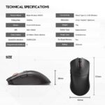 ⁦Fantech Blake WGC5 Wireless Gaming Mouse - Black⁩ - الصورة ⁦10⁩