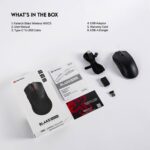 ⁦Fantech Blake WGC5 Wireless Gaming Mouse - Black⁩ - الصورة ⁦8⁩
