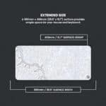 ⁦White Topo-CANYON MousePad XL⁩ - الصورة ⁦4⁩