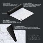⁦White Topo-CANYON MousePad XL⁩ - الصورة ⁦2⁩