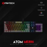⁦Fantech Atom MK886 Wired Gaming Keyboard ( Blue Switch )⁩ - الصورة ⁦6⁩