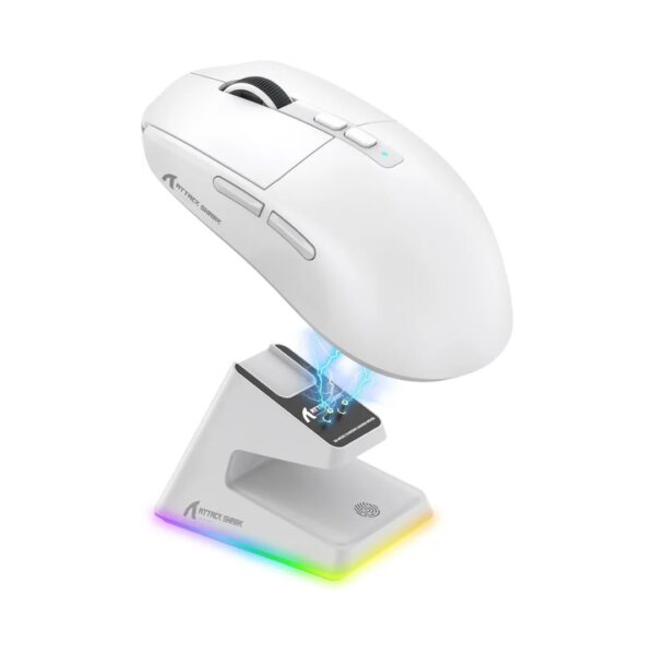 ATTACK SHARK X6 Lightweight Wireless Gaming Mouse - White