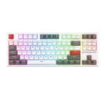 ⁦Royal Kludge RK87 Wired Gaming Keyboard - ( White,Grey,Red / Blue Switch)⁩ - الصورة ⁦5⁩