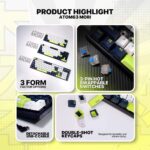 ⁦Fantech  MK874 V2 Atom 63 Hot swappable Mechanical Keyboard- Mori White Blue⁩ - الصورة ⁦6⁩