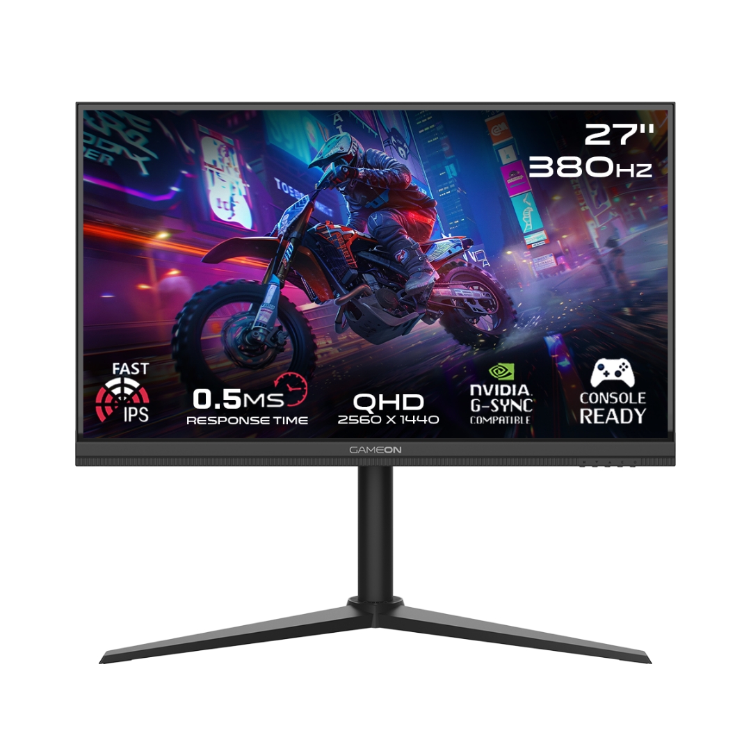 20250824_103639_٠٠٠٠ GAMEON GOMP27QHD380IPS Gaming Monitor (Supports PS5) - Black - الصورة 1