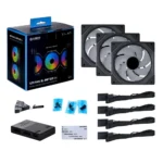 ⁦Lian Li UNI FAN IN120 Single Pack Cooling Fan - Black⁩ - الصورة ⁦4⁩