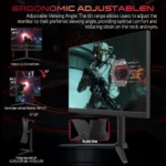 ⁦GAMEON GOAP27FHD380IPS  Gaming Monitor (Supports PS5) - White⁩ - الصورة ⁦5⁩