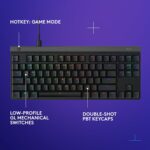 ⁦Logitech G515 TKL Wired Low Profile Gaming Keyboard⁩ - الصورة ⁦6⁩