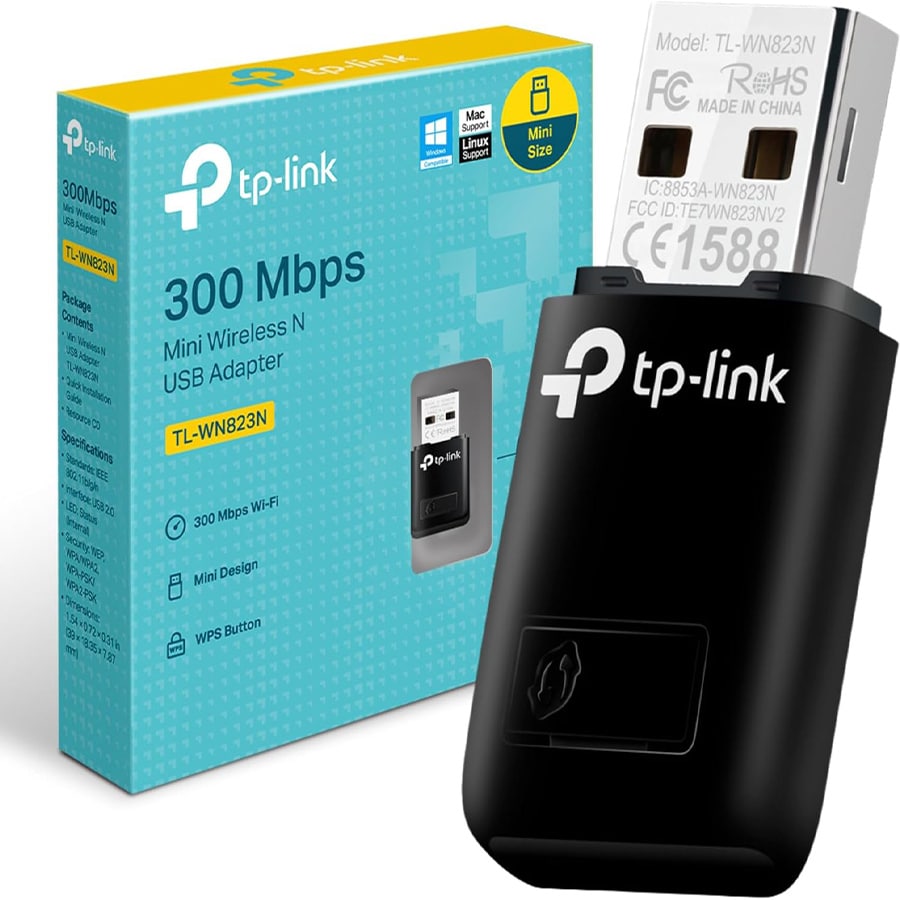 Tplink-USB-Wireless-300Mbps-Adaptor