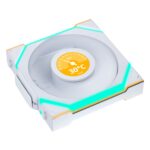 ⁦Lian Li UNI FAN SL Wireless Reverse 120 3pcs White⁩ - الصورة ⁦2⁩