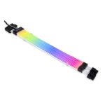 LIAN LI Strimer Plus V2 24 Pin Addressable RGB Power Extension Cable with L-Connect 3 Controller