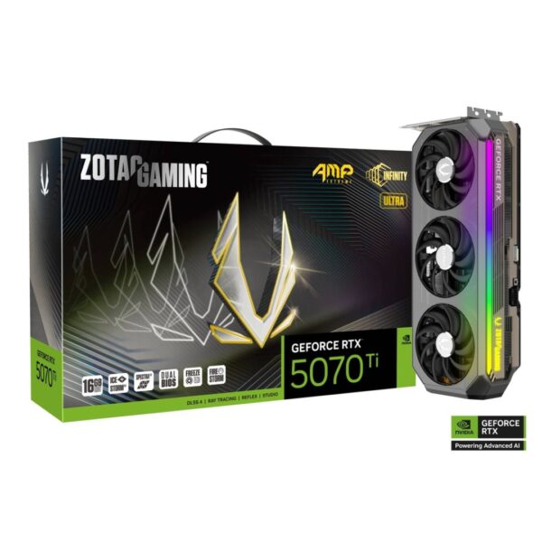 ZOTAC GAMING GeForce RTX 5070 Ti AMP Extreme INFINITY ULTRA