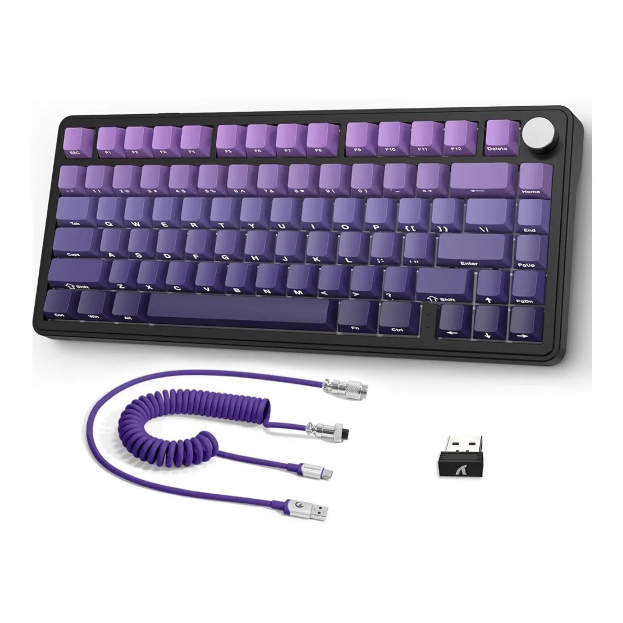 تصميم بدون عنوان_20250916_214726_٠٠٠٠ Attack Shark X85-Grape Purple - الصورة 1