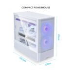 ⁦Lian Li Case - Lancool 207 White⁩ - الصورة ⁦2⁩