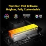 ⁦Lexar 32GB (2x16GB) Lexar Thor DDR5 6000MHZ RGB White⁩ - الصورة ⁦3⁩