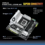⁦ASROCK B760M Steel Legend WIFI⁩ - الصورة ⁦4⁩