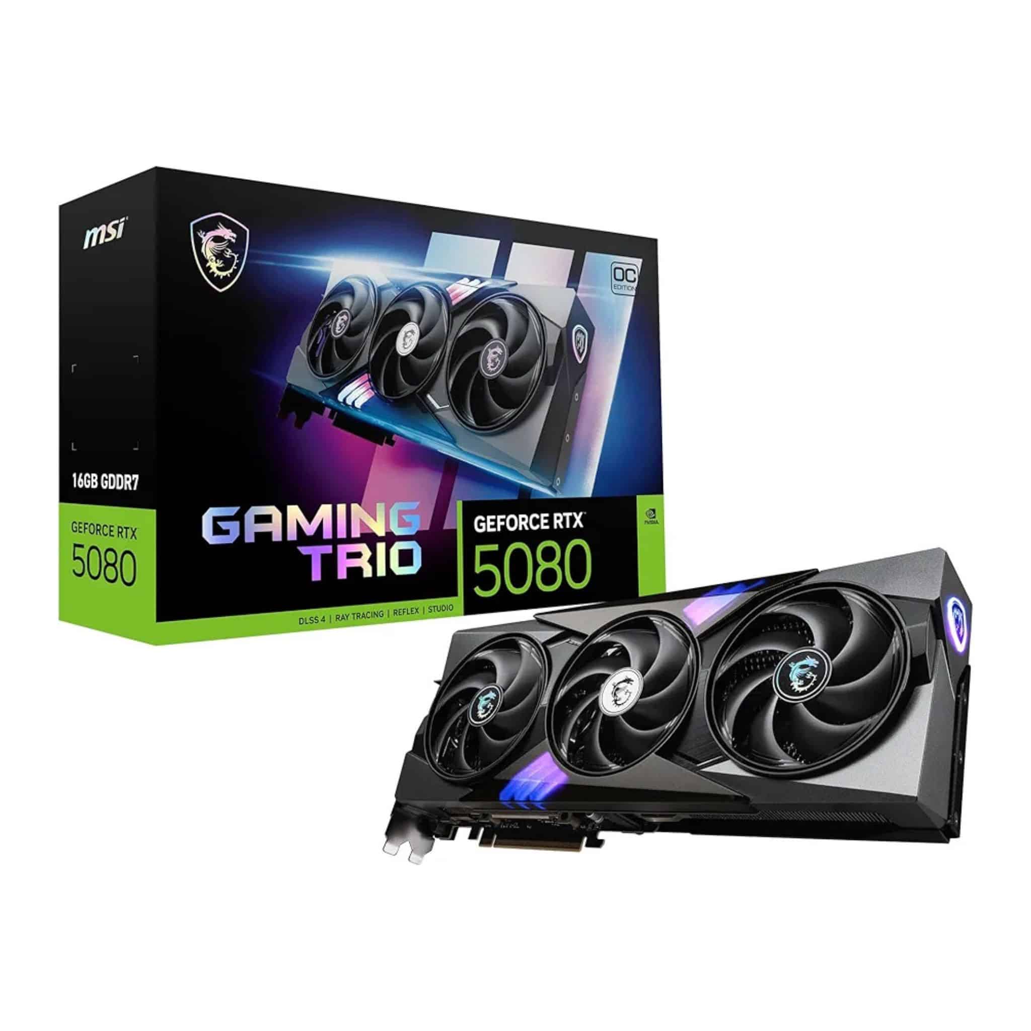 1_20251219_174109_٠٠٠٠ MSI RTX5080 GAMING TRIO 16GB OC GDDR7 - الصورة 1