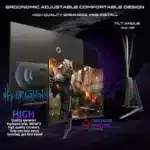 ⁦GAMEON GOC27Q180VA Pro Series 27" QHD, 180Hz, MPRT 0.5ms, HDMI 2.1, VA Panel Curved Gaming Monitor 3000R 16:9 (Supports PS5) - Black⁩ - الصورة ⁦3⁩