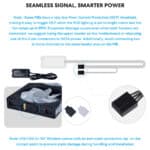 ⁦Lian Li UNI FAN SL-INFINITY Wireless 120 (3pcs) with controller White⁩ - الصورة ⁦5⁩
